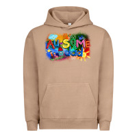 Pigment Burro Au-some dad Autism Urban Hoodie - FaDigitalArtStudio