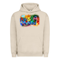 Pigment French Oak Au-some dad Autism Urban Hoodie - FaDigitalArtStudio