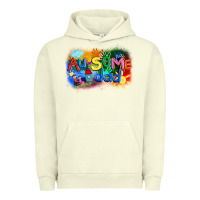 Pigment Pistachio Au-some dad Autism Urban Hoodie - FaDigitalArtStudio