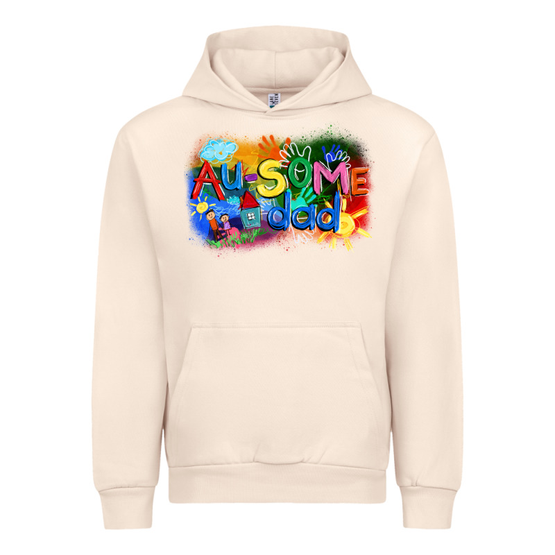 Au-some Dad Autism Urban Hoodie by FaDigitalArtStudio | Teevron