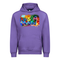 Tulip Au-some dad Autism Urban Hoodie - FaDigitalArtStudio