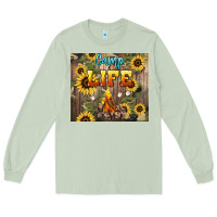 Matcha camp life Long Sleeve Tee - NancyCooperArtShop
