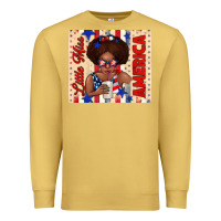 Antique Gold little miss america Premium Sweatshirt - TumblerDesignByShophia