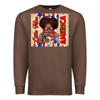 Chestnut little miss america Premium Sweatshirt - TumblerDesignByShophia