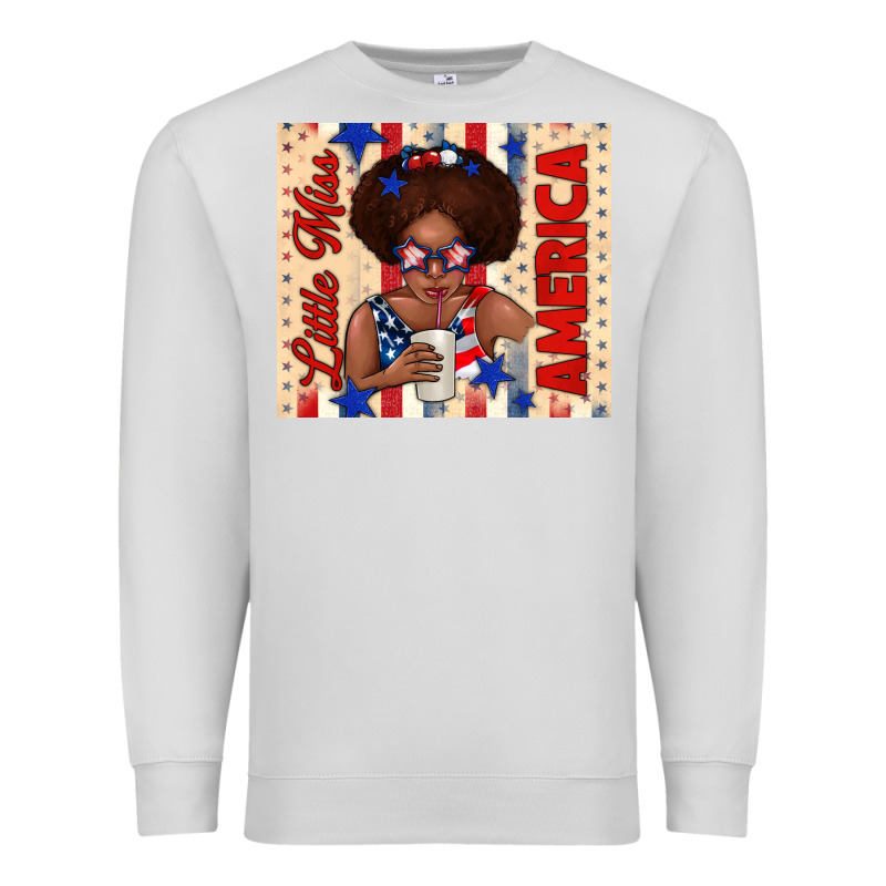 Little Miss America Premium Sweatshirt by TumblerDesignByShophia | Teevron