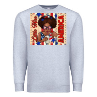 Heather Grey little miss america Premium Sweatshirt - TumblerDesignByShophia