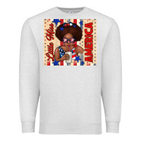 Oatmeal Heather little miss america Premium Sweatshirt - TumblerDesignByShophia