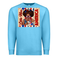 Ocean Blue little miss america Premium Sweatshirt - TumblerDesignByShophia