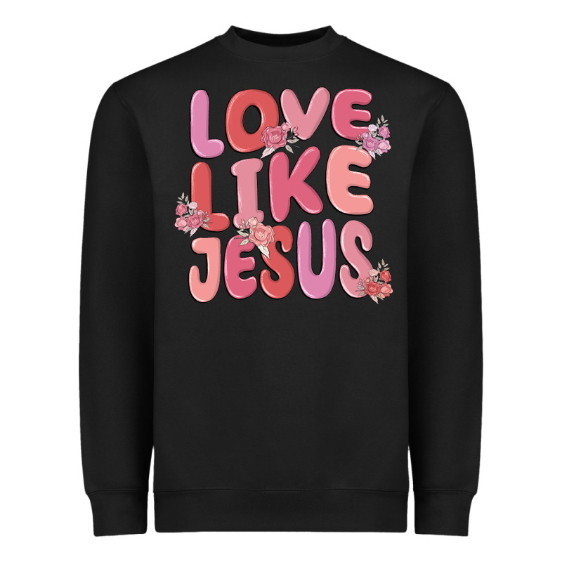Love Like Jesus Heavyweight Sweatshirt by MaliasSmallBusiness | Teevron