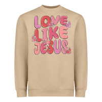 Mushroom love like jesus Heavyweight Sweatshirt - MaliasSmallBusiness