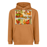 Meerkat Hello Fall pumpkins Heavyweight Hoodie - NancyCooperArtShop
