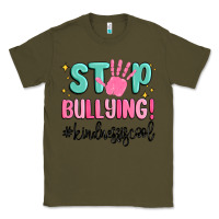 Army Green stop bullying kindness is cool Classic Tee - MaliasSmallBusiness