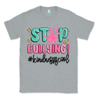 Heather Grey stop bullying kindness is cool Classic Tee - MaliasSmallBusiness