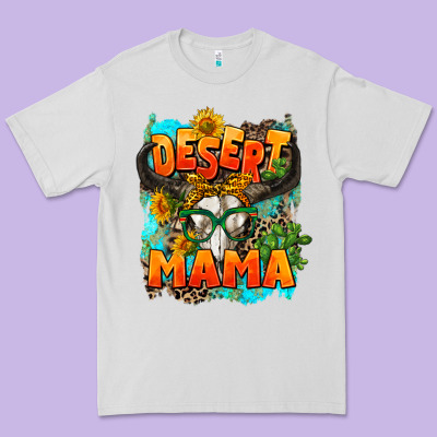 Desert Mama   Leopard Premium Tee Designed By Adodesignshop