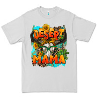 Dove Grey desert mama   leopard Premium Tee - AdoDesignShop