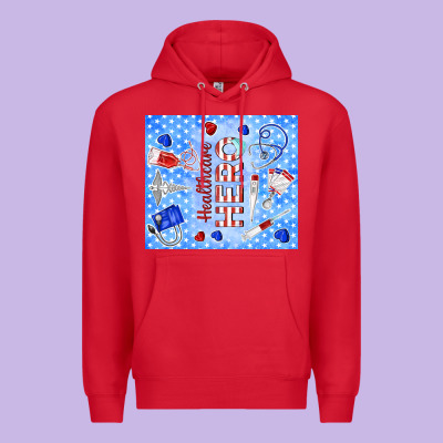 Healthcare Hero Premium Hoodie Designed By Tumblerdesignbyshophia