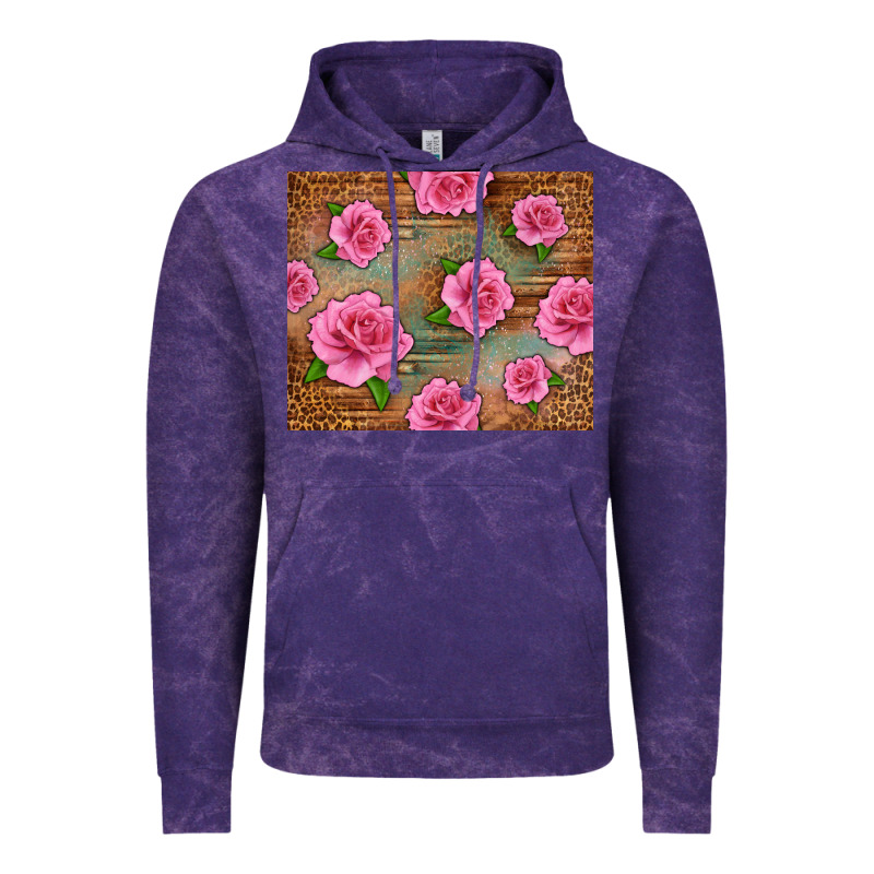 Western Pink Roses Vintage Hoodie by LillyAllenDesigns | Teevron