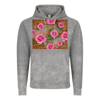 Cloud Rock Western Pink Roses Vintage Hoodie - LillyAllenDesigns