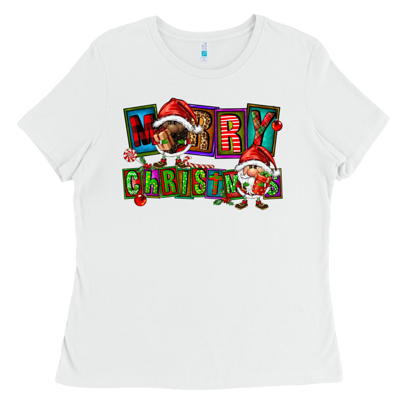 Merry Christmas Gnomies Ladies Tee by FaDigitalArtStudio | Teevron