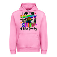 Fuchsia Pink I am the rainbow sheep of the family Urban Hoodie - FaDigitalArtStudio
