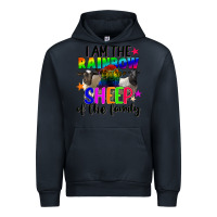Navy I am the rainbow sheep of the family Urban Hoodie - FaDigitalArtStudio