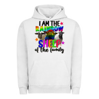 Pigment Lunar Rock I am the rainbow sheep of the family Urban Hoodie - FaDigitalArtStudio