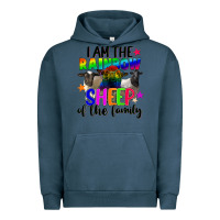 Pigment Midnight Navy I am the rainbow sheep of the family Urban Hoodie - FaDigitalArtStudio
