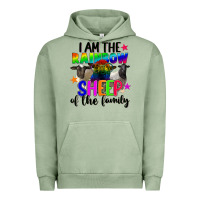Pigment Oil Green I am the rainbow sheep of the family Urban Hoodie - FaDigitalArtStudio