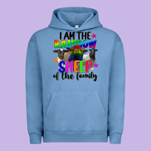 I Am The Rainbow Sheep Of The Family Urban Hoodie Designed By Fadigitalartstudio