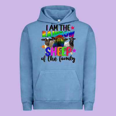 I Am The Rainbow Sheep Of The Family Urban Hoodie Designed By Fadigitalartstudio