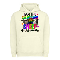 Pigment Pistachio I am the rainbow sheep of the family Urban Hoodie - FaDigitalArtStudio