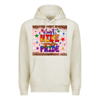 Oatmeal Heather don't hide your pride tumbler Premium Hoodie - JahusDesignShop
