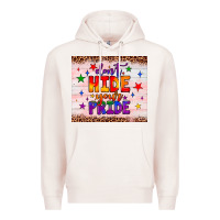 Pale Pink don't hide your pride tumbler Premium Hoodie - JahusDesignShop