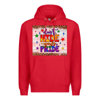 Red don't hide your pride tumbler Premium Hoodie - JahusDesignShop