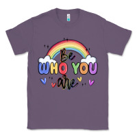 Lavender be who you are Classic Tee - MaliasSmallBusiness