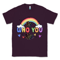 Plum be who you are Classic Tee - MaliasSmallBusiness