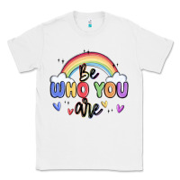 White be who you are Classic Tee - MaliasSmallBusiness