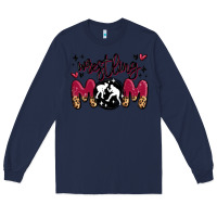 Navy wrestling mom Long Sleeve Tee - MaliasSmallBusiness