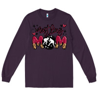 Plum wrestling mom Long Sleeve Tee - MaliasSmallBusiness