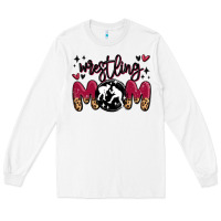 White wrestling mom Long Sleeve Tee - MaliasSmallBusiness