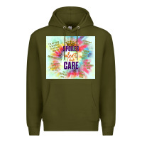 Army Green spoiler alert i don't care Premium Hoodie - TumblerDesignByShophia