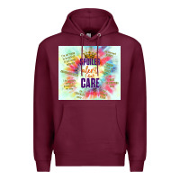 Burgundy spoiler alert i don't care Premium Hoodie - TumblerDesignByShophia