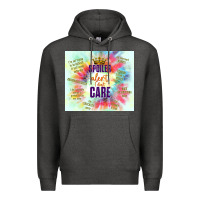 Charcoal Heather spoiler alert i don't care Premium Hoodie - TumblerDesignByShophia
