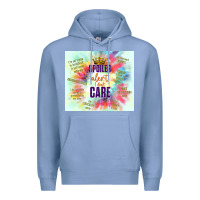 Colony Blue spoiler alert i don't care Premium Hoodie - TumblerDesignByShophia