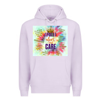 Lilac spoiler alert i don't care Premium Hoodie - TumblerDesignByShophia