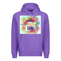 Purple spoiler alert i don't care Premium Hoodie - TumblerDesignByShophia