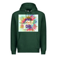 Sports Green spoiler alert i don't care Premium Hoodie - TumblerDesignByShophia