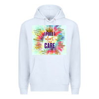 White spoiler alert i don't care Premium Hoodie - TumblerDesignByShophia