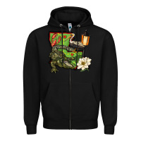 Black louisiana state Zipper Hoodie - BarkalooDesign