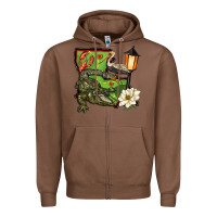 Chestnut louisiana state Zipper Hoodie - BarkalooDesign